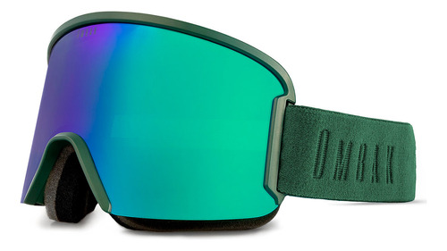 Antiparras Ombak Pavones Ski Snowboard Unisex Green Matte