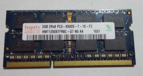Memoria Ram  2gb 1 Sk Hynix Hmt125s6tfr8c-g7