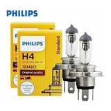 2 Piezas Focos Philips H4 9003 Original Spark Versa Aveo