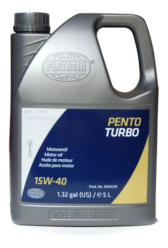 Aceite Motor Pentoturbo 15w40 Pentosin 5 Lts