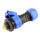 Conector Impermeable Ip68 Sp17 Macho Y Hembra Conector