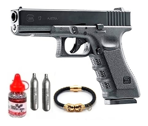 Pistola Balines Glock  17 Gen 3 Blowback Postas .177 Co2 Bbs