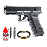 Pistola Balines Glock  17 Gen 3 Blowback Postas .177 Co2 Bbs