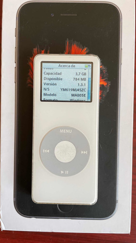 Precioso iPod Nano 1ra Gen 4gb Muy Raro Para Coleccionistas