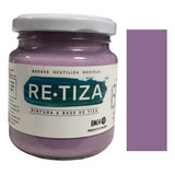 Morado 250 Grs. Pintura Tiza Al Agua Decorativa Mate