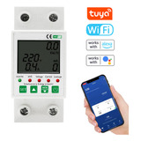 Medidor Elétrico Interruptor Wifi Tuya 2p