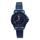 Reloj Montescano Taida3898 Azul Para Mujer