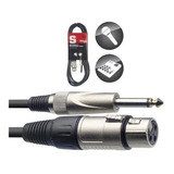 Cable Stagg Canon Plug 3metros 6mm En Belgrano