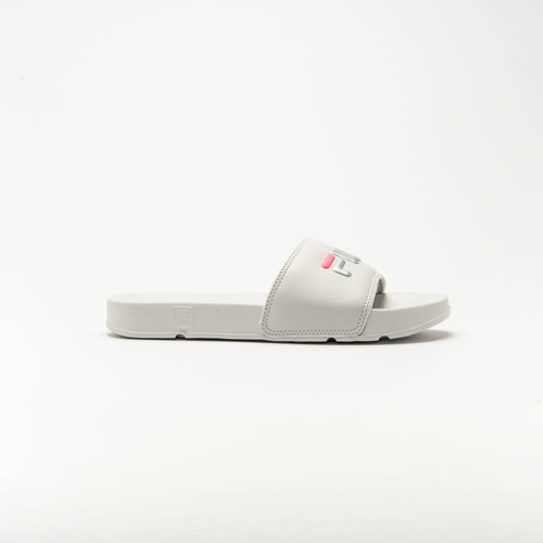  Sandália Slide Fila Drifter Basic Silver/soft Diva Pink 38 Br Para Adulto  -  Feminino