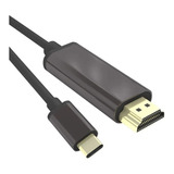 Cabo Usb Type-c Hdmi 4k Para Macbook Dell Galaxybook Surface