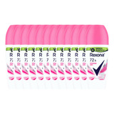 Kit 12 Desodorante Roll-on Rexona Feminino Powder Dry 50ml