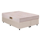 Conjunto Box Queen: Colchão D33 Castor Double Comfort Vácuo+