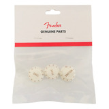 Perillas Para Guitarra Fender Stratocaster Parchment (crema 