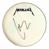 Drumhead Metallica Firmado Lars Ulrich Autografiado