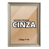 Porta Retrato Premium Tamanho 20x25 C/ Vidro Parede Cor Cinza