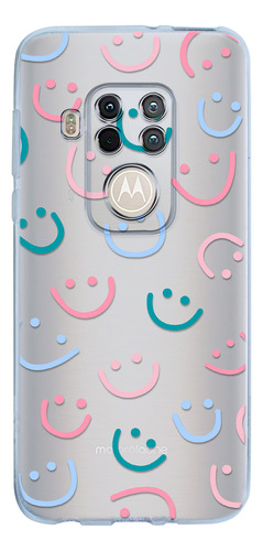 Funda Para Motorola Para Mujer Caritas Felices Uso Rudo Tpu