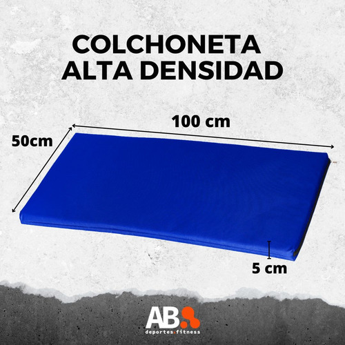 Colchoneta Gimnasia Alta Densidad C/ Cierre 1 * 50 * 5