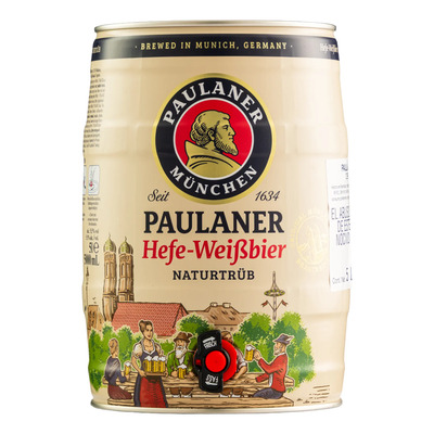 Cerveza Paulaner Hefe-weissbier Barril 5000 Ml | MercadoLibre