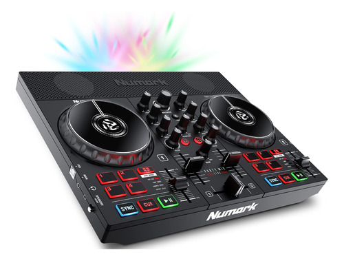 Numark Party Mix Live - Controlador De Dj Con Altavoces Int.