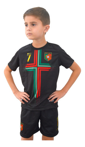 Uniforme Portugal Cristiano Ronaldo Camisa E Shorts