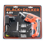 Parafusadeira À Bateria 4,8v Bivolt Black+decker - Kc4815k 