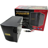 Protetor Eletrônico Power 2000va E-220v S-220v Fiolux  Preto