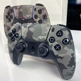 Controlador Inalámbrico Sony Ps5 Dualsense Gris Camuflado Tipo Joystick