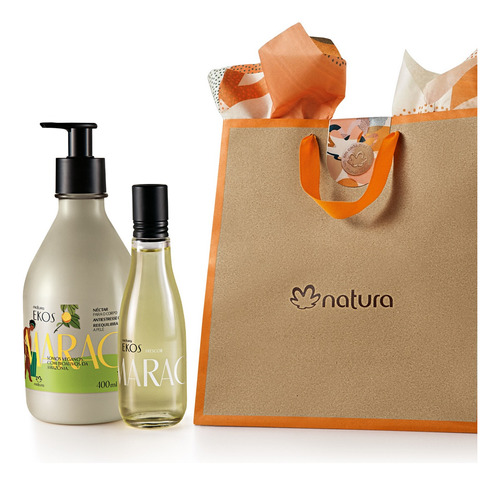 Presente Natura Ekos Maracujá (perfume 75ml+hidratante 400ml)