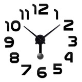 Reloj De Pared 3d 100 X 100  Grande Con Péndulo 