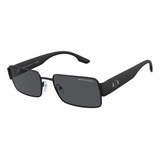 Lentes De Sol Ax2052s Gris Oscuro Armani Exchange