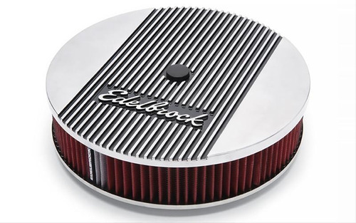 Filtro Aire 14x3 Redondo Carburador Universal Edelbrock 4266