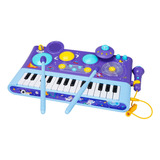 Piano Infantil Organo Electronico Teclado Musica + Microfono