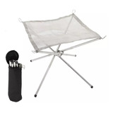 Parrilla Plegable Set Asado Parrillero Camping Acero Inoxida