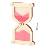 Kit De Tablero Ocupado De Reloj De Arena De Madera, Rosa