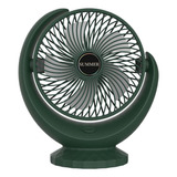 Ventilador De Mesa Ajustable Silencioso Recargable Ligero