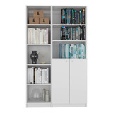 Combo Blanco Dos Bibliotecas Con Puerta Bibliotecas Home Eco