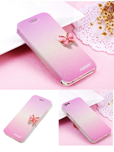 Case Capa Carteira Antiqueda iPhone 7 Plus iPhone 6plus Rosa