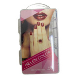 Tips Bailarina Transparente P/ Unhas C/100un Helen Color