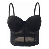 Bustier Corset Bralette Push Up Sujetador Crop Top Sexy 2024