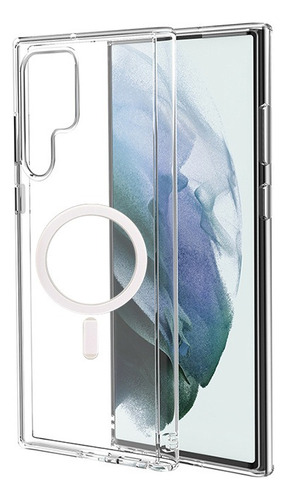 Funda Magnetica Para Samsung S22 Ultra Transparente