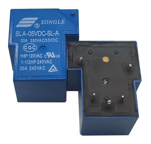 Relevador 5v 30a Sla-05vdc-sl-c Songle