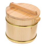 Cubo De Madera Para Arroz, Práctico Recipiente Para Mezclar