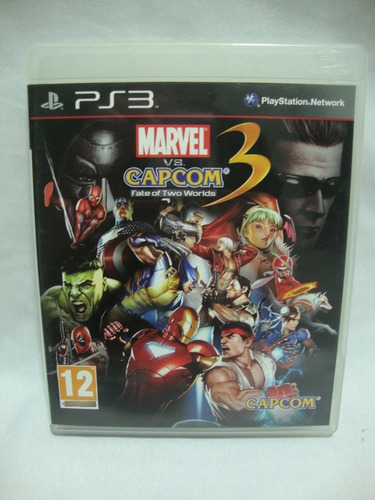 Jogo Marvel Vs Capcom 3  Ps3  Fate Of Two Worlds Original 