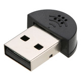 Usb 2.0 Mini Micrófono Micrófono Adaptador De Audio Controla