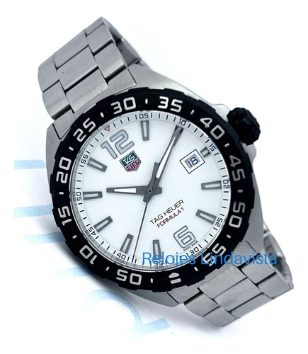 Reloj Tag Heuer Formula 1 Blanco Acero Moderno