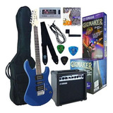 Guitarra Eléctrica Yamaha Erg121 Blue Pack Todo Incluido