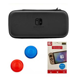 Combo: Estuche+siliconas+vidrio Protector N Switch 