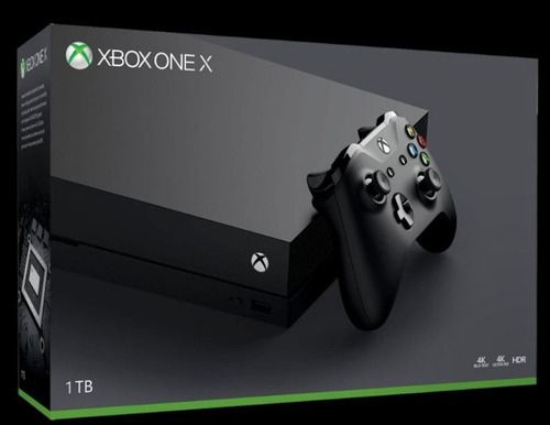 Console Microsoft Xbox One X - 1 Tb - 4k Bluray - 4k Ultra Hd - Hdr