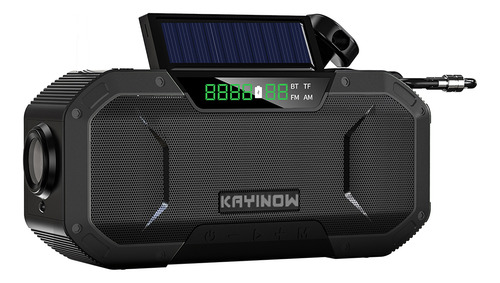 Altavoz Portátil Multifuncional Para Exteriores Radio Solar