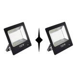 Pack X 2 Focos Reflector Led De 100 Watts Ip66